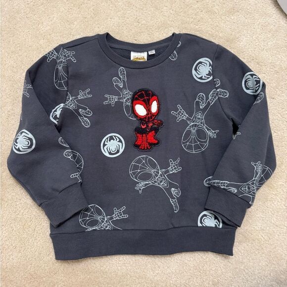 Toddler Boys Marvel Spidey Crewneck Sweatshirt 5T - Picture 1 of 4